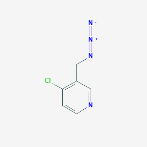 molecular formula C6H5ClN4 B1661056 3-Azidomethyl-4-chloro-pyridine CAS No. 874821-40-6