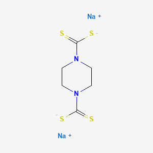 molecular formula C6H8N2Na2S4 B1661067 Disodium 1,4-piperazinedicarbodithioate CAS No. 877-78-1