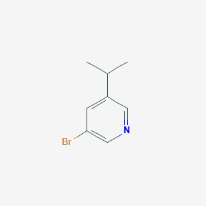 molecular formula C8H10BrN B166108 3-溴-5-异丙基吡啶 CAS No. 1209459-74-4