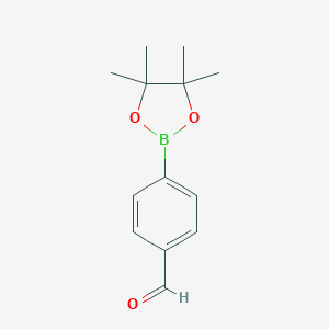 molecular formula C13H17BO3 B166112 4-(4,4,5,5-四甲基-1,3,2-二氧杂硼环-2-基)苯甲醛 CAS No. 128376-64-7