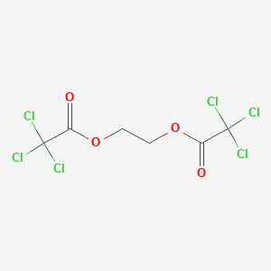 molecular formula C6H4Cl6O4 B166115 Ethylene glycol bis(trichloroacetate) CAS No. 2514-53-6