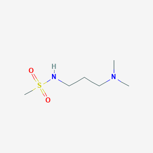 molecular formula C6H16N2O2S B1661151 N-[3-(dimethylamino)propyl]methanesulfonamide CAS No. 88334-74-1