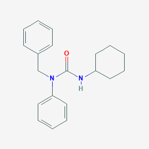 molecular formula C20H24N2O B1661153 Urea, N'-cyclohexyl-N-phenyl-N-(phenylmethyl)- CAS No. 88372-72-9