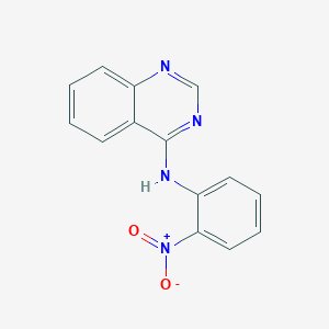 molecular formula C14H10N4O2 B1661159 N-(2-nitrophenyl)quinazolin-4-amine CAS No. 88404-42-6