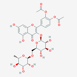 molecular formula C31H34O18 B166118 Rutacil CAS No. 132151-81-6