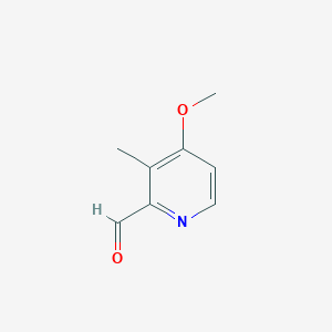molecular formula C8H9NO2 B1661186 4-methoxy-3-methylpyridine-2-carbaldehyde CAS No. 886372-23-2