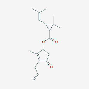 molecular formula C19H26O3 B166119 Allethrin CAS No. 84030-86-4