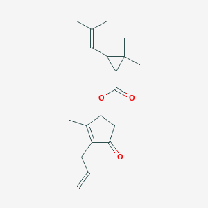 molecular formula C19H26O3 B166119 倍氟醚菊酯 CAS No. 84030-86-4