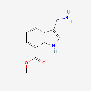 Methyl 3-(aminomethyl)-1H-indole-7-carboxylate