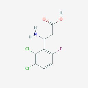 B1661212 3-Amino-3-(2,3-dichloro-6-fluorophenyl)propanoic acid CAS No. 887583-92-8
