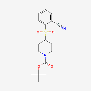 4-(2-Cyanophenylsulfonyl)piperidine-1-carboxylic acid tert-butyl ester