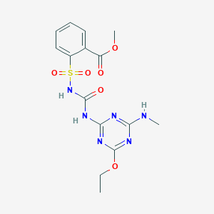 molecular formula C15H18N6O6S B166122 Ethametsulfuron-methyl CAS No. 97780-06-8