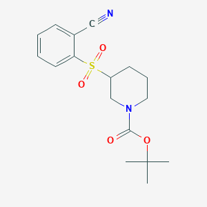 3-(2-Cyanophenylsulfonyl)piperidine-1-carboxylic acid tert-butyl ester