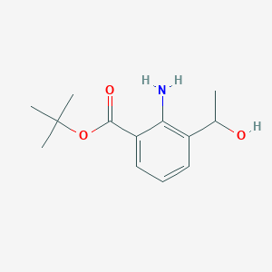 Tert-butyl 2-amino-3-(1-hydroxyethyl)benzoate