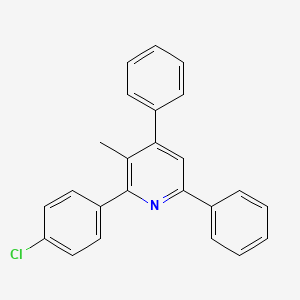 Pyridine, 2-(4-chlorophenyl)-3-methyl-4,6-diphenyl-