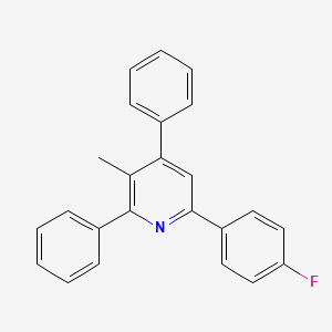 Pyridine, 6-(4-fluorophenyl)-3-methyl-2,4-diphenyl-