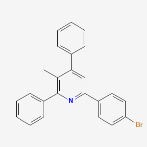 Pyridine, 6-(4-bromophenyl)-3-methyl-2,4-diphenyl-