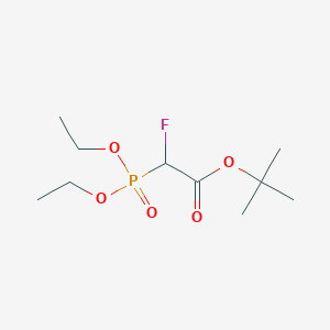 Acetic acid, (diethoxyphosphinyl)fluoro-, 1,1-dimethylethyl ester