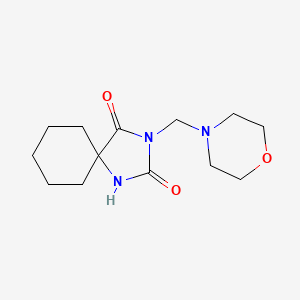 1,3-Diazaspiro(4.5)decane-2,4-dione, 3-(morpholinomethyl)-