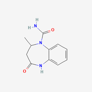 2,3,4,5-Tetrahydro-2-methyl-4-oxo-1H-1,5-benzodiazepine-1-carboxamide