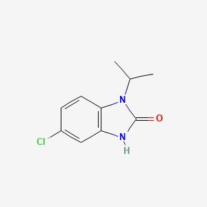 B1661319 2H-Benzimidazol-2-one, 5-chloro-1,3-dihydro-1-(1-methylethyl)- CAS No. 89659-82-5