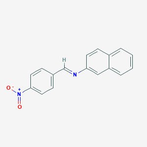 B1661325 2-Naphthalenamine, N-[(4-nitrophenyl)methylene]- CAS No. 898-03-3