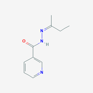 molecular formula C10H13N3O B1661333 N-[(Z)-butan-2-ylideneamino]pyridine-3-carboxamide CAS No. 89814-00-6