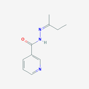 N-[(Z)-butan-2-ylideneamino]pyridine-3-carboxamide