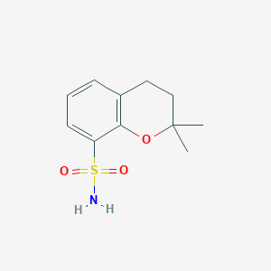 2H-1-Benzopyran-8-sulfonamide, 3,4-dihydro-2,2-dimethyl-