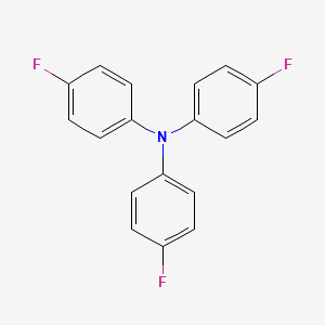 molecular formula C18H12F3N B1661342 Benzenamine, 4-fluoro-N,N-bis(4-fluorophenyl)- CAS No. 899-26-3