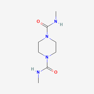 molecular formula C8H16N4O2 B1661379 1-N,4-N-dimethylpiperazine-1,4-dicarboxamide CAS No. 90222-47-2