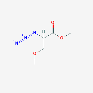 molecular formula C5H9N3O3 B1661383 Methyl 2-azido-3-methoxypropanoate CAS No. 90237-75-5