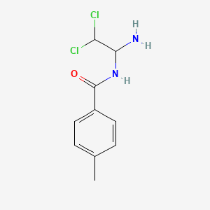 molecular formula C10H12Cl2N2O B1661388 N-(1-amino-2,2-dichloroethyl)-4-methylbenzamide CAS No. 90283-56-0
