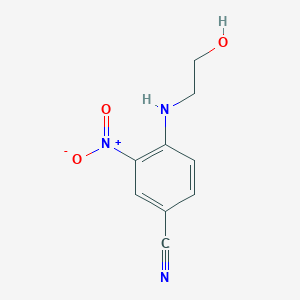molecular formula C9H9N3O3 B1661398 HC Yellow no. 14 CAS No. 90349-40-9