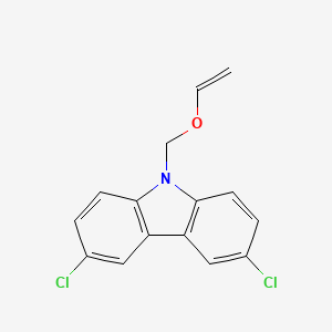 molecular formula C15H11Cl2NO B1661405 9H-Carbazole, 3,6-dichloro-9-[(ethenyloxy)methyl]- CAS No. 90451-61-9