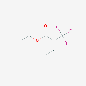 molecular formula C7H11F3O2 B1661421 Ethyl 2-(trifluoromethyl)butanoate CAS No. 90784-38-6
