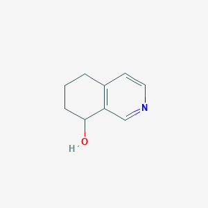 molecular formula C9H11NO B166143 5,6,7,8-Tetrahydroisoquinolin-8-ol CAS No. 139484-32-5