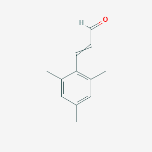 molecular formula C12H14O B166148 3-Mesitylacrylaldehyde CAS No. 131534-70-8