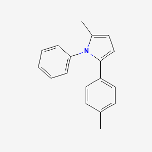 molecular formula C18H17N B1661513 2-Methyl-5-(4-methylphenyl)-1-phenyl-1H-pyrrole CAS No. 918299-49-7