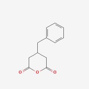 molecular formula C12H12O3 B1661534 4-Benzyloxane-2,6-dione CAS No. 91963-19-8