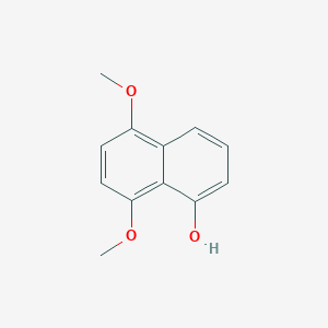 molecular formula C12H12O3 B1661535 5,8-dimethoxynaphthalen-1-ol CAS No. 91963-30-3