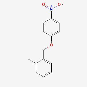 B1661568 1-Methyl-2-[(4-nitrophenoxy)methyl]benzene CAS No. 92199-99-0