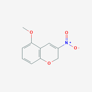 molecular formula C10H9NO4 B1661570 5-methoxy-3-nitro-2H-chromene CAS No. 92210-62-3