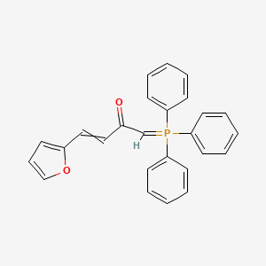 molecular formula C26H21O2P B1661577 3-Buten-2-one, 4-(2-furanyl)-1-(triphenylphosphoranylidene)-, (3E)- CAS No. 923025-63-2