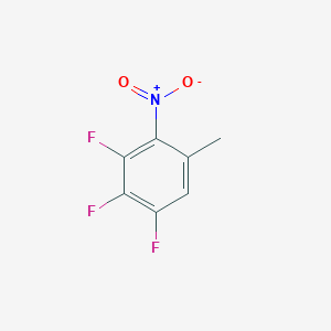 molecular formula C7H4F3NO2 B1661579 1,2,3-Trifluoro-5-methyl-4-nitrobenzene CAS No. 923032-93-3