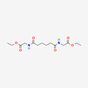 B1661589 N,N'-(1,6-Dioxo-1,6-hexanediyl)bisglycine diethyl ester CAS No. 92377-71-4