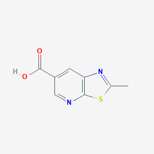 molecular formula C8H6N2O2S B1661617 2-Methyl-[1,3]thiazolo[5,4-b]pyridine-6-carboxylic acid CAS No. 927801-67-0