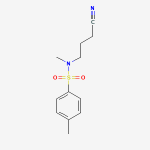 B1661618 N-(3-cyanopropyl)-N,4-dimethylbenzenesulfonamide CAS No. 92788-97-1