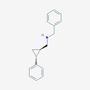 molecular formula C17H19N B1661620 benzyl({[(1R,2R)-2-phenylcyclopropyl]methyl})amine CAS No. 928054-01-7