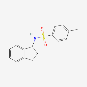 N-(2,3-dihydro-1H-inden-1-yl)-4-methylbenzenesulfonamide